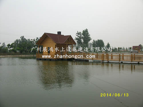 河南洛陽銀灘休閑觀光園水上房屋